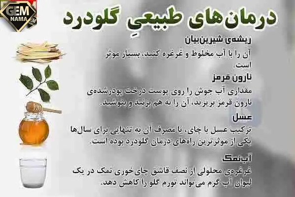 درمان سریع گلودرد - پزشکی