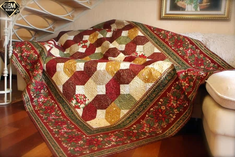 چهل تکه دوزی با پارچه مبلی