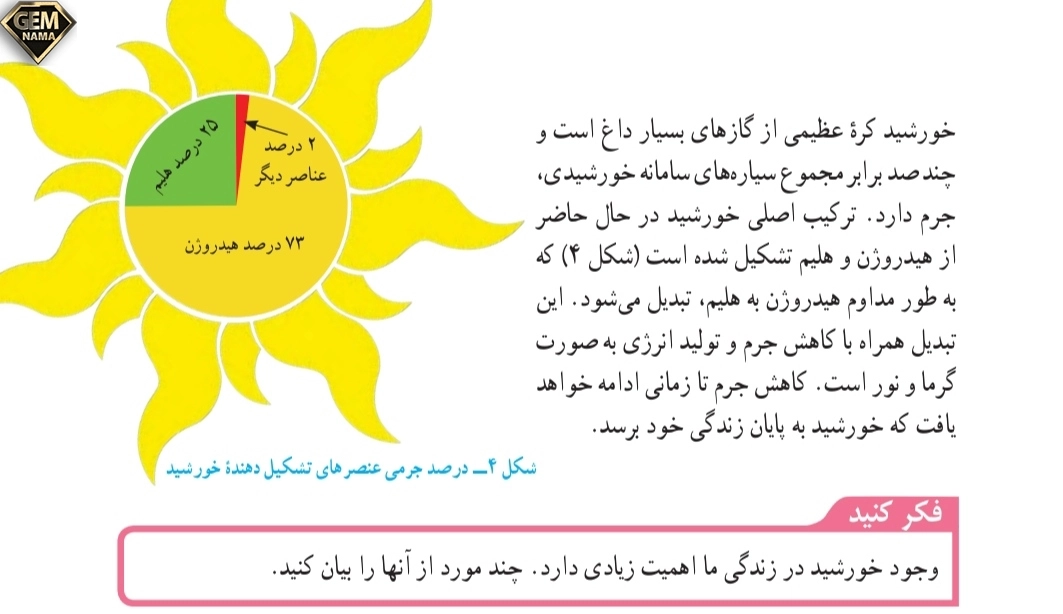 جواب فکرکنید صفحه ۱۱۱علوم تجربی نهم