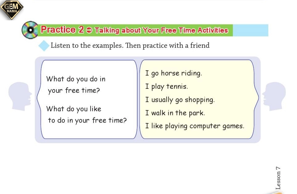 practice2 صفحه 55 درس7 زبان انگلیسی پایه هشتم