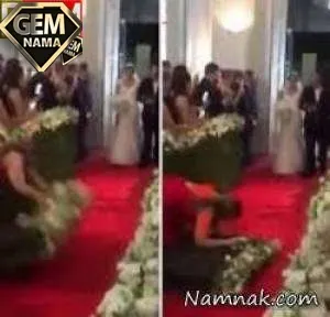 ضایع شدن زن جوان وسط عروسی عکس جالب